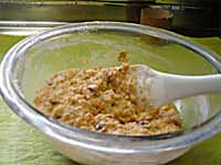 最後に粉を入れよく混ぜる