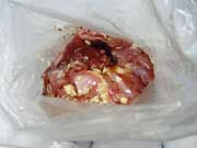 ビニール袋に下味調味料を入れ30分浸ける