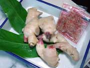 新生姜とカツを節